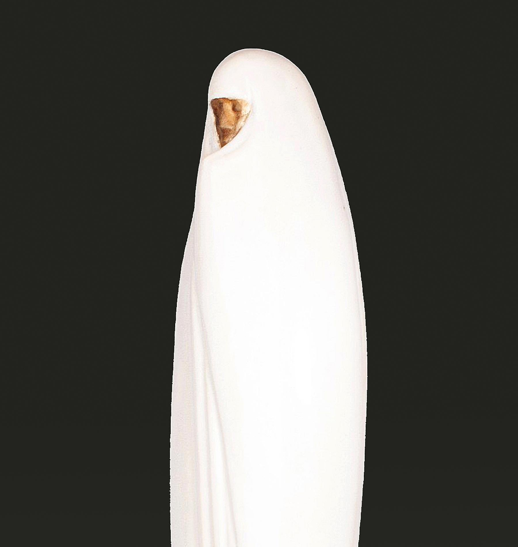 Early 20th Century Art Déco Glazed Ceramic Sculpture 'Femme de Marrakech' by Céline Lepage, France For Sale