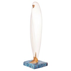 Escultura Art Déco de cerámica esmaltada "Mujer de Marrakech" de Céline Lepage, Francia