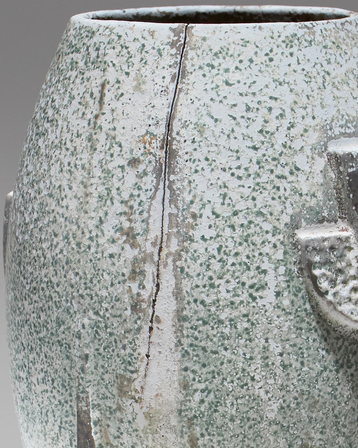 Art Deco Glazed Ceramic Vase, 1930s en vente 2