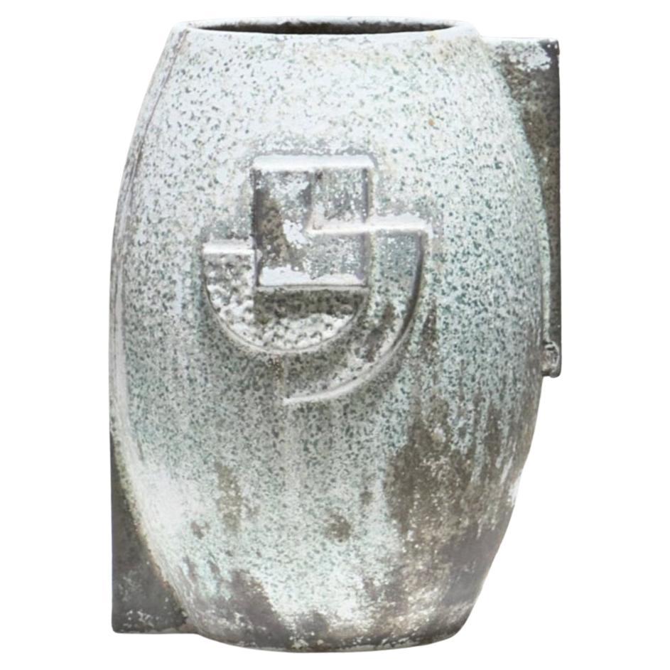 Art Deco Glazed Ceramic Vase, 1930s en vente