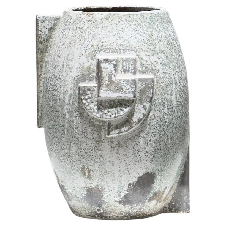 Art Deco Glazed Ceramic Vase, 1930s