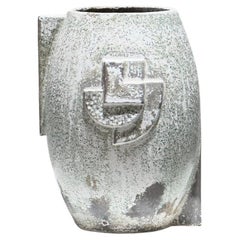 Art Deco Glazed Ceramic Vase, 1930s