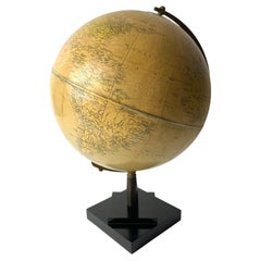 Globe Art Déco en laiton et bakélite, Suède, années 1930