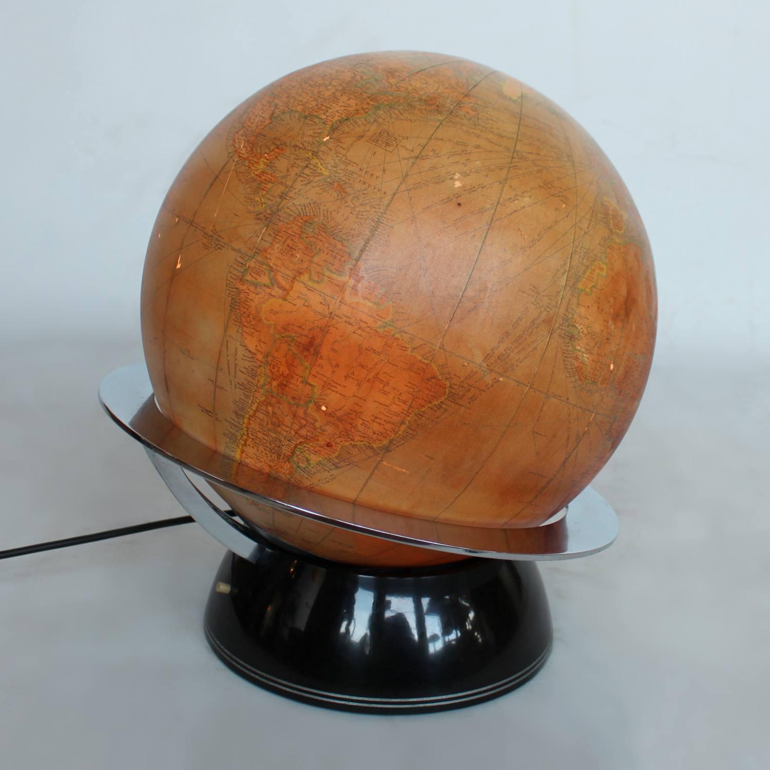 Art Deco Globe Table Lamp by Lucas Company, circa 1935 2