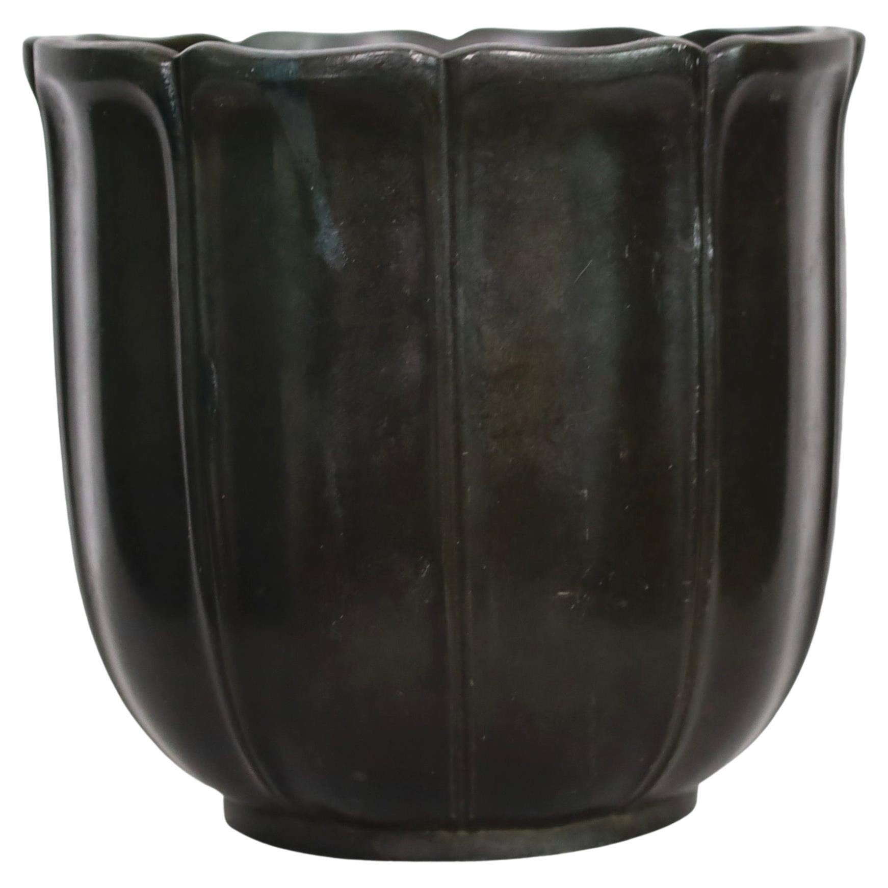 Calice Art Deco di Ellen Schlanbusch per Just Andersen, anni '40, Danimarca
