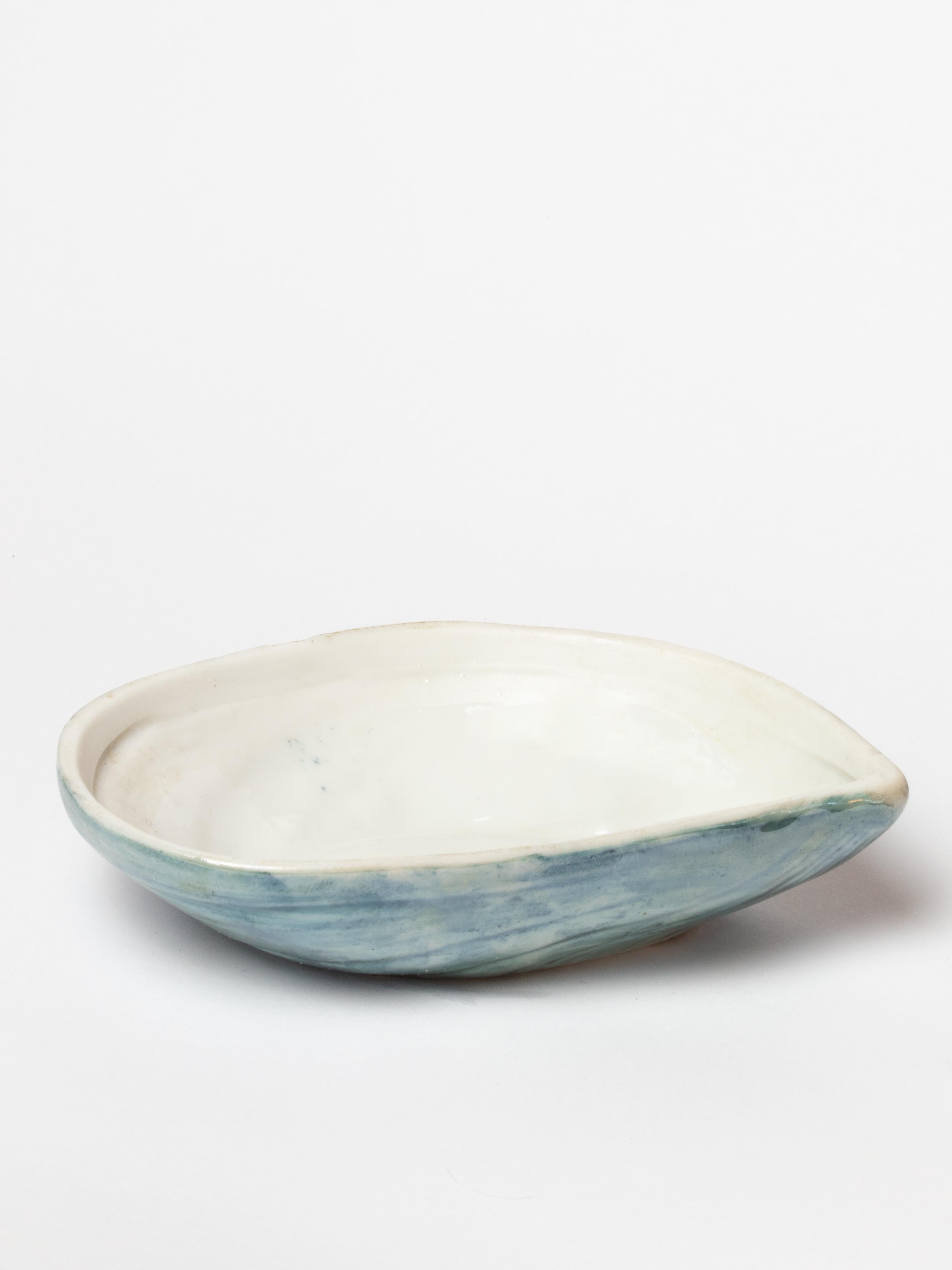 Art Deco Goebel Powder Box, Bathing Lady on Mussel Shell, Pin Up For Sale 5