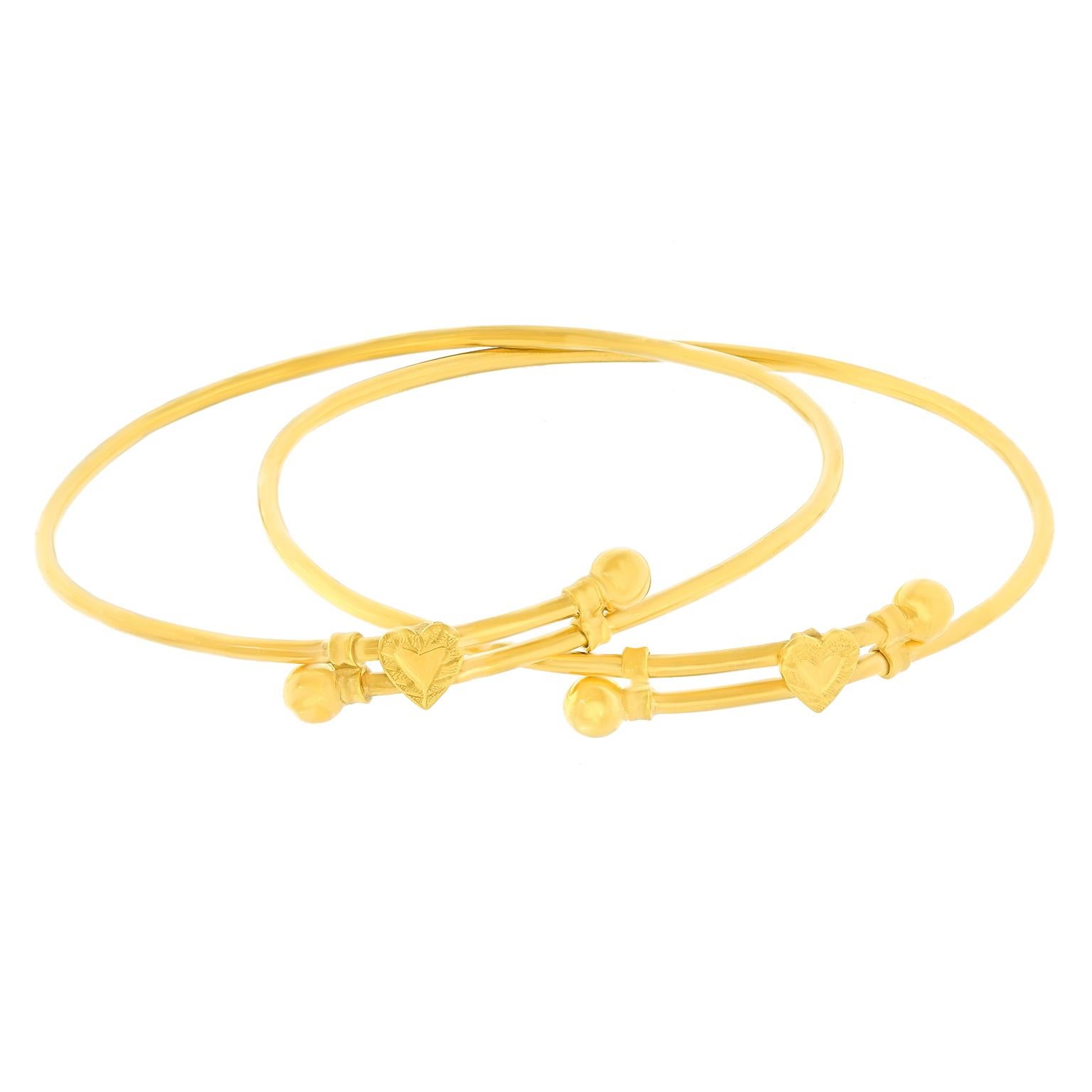 Art Deco Gold Bangle In Excellent Condition For Sale In Litchfield, CT