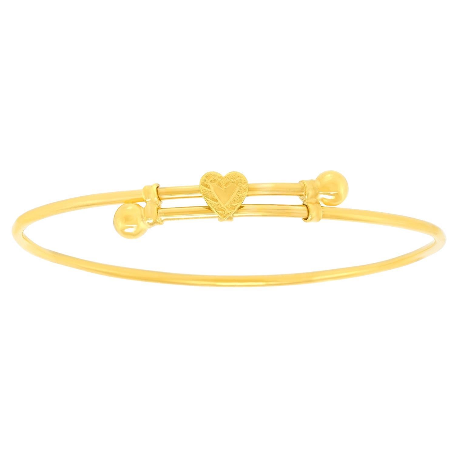 Art Deco Gold Bangle