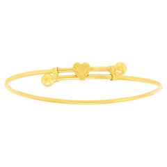 Art Deco Gold Bangle