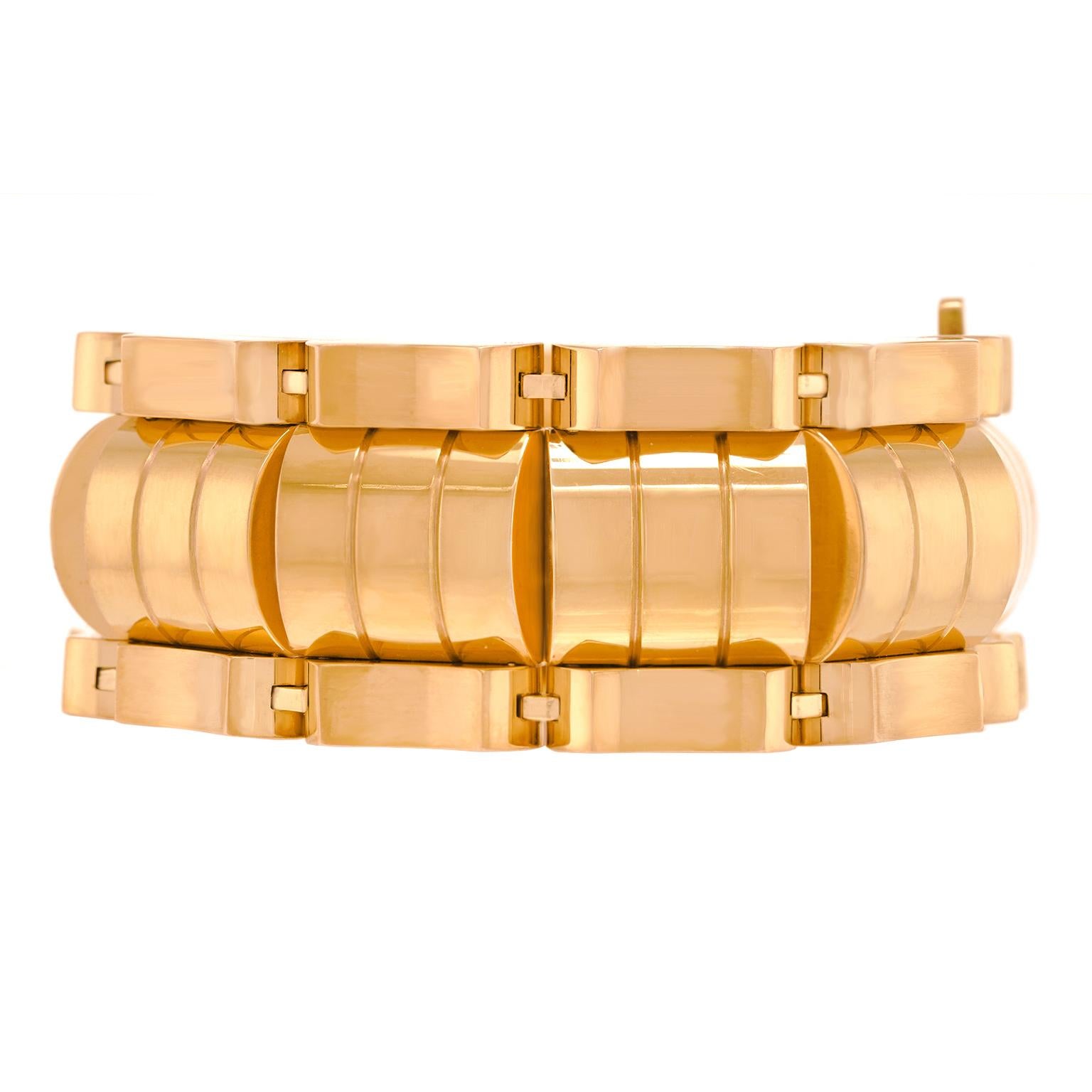 Art Deco Gold Bracelet 8