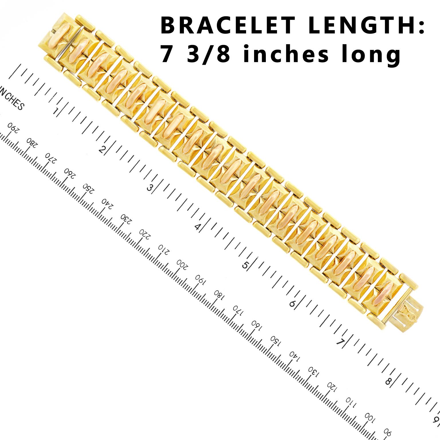Art Deco Gold Bracelet 2