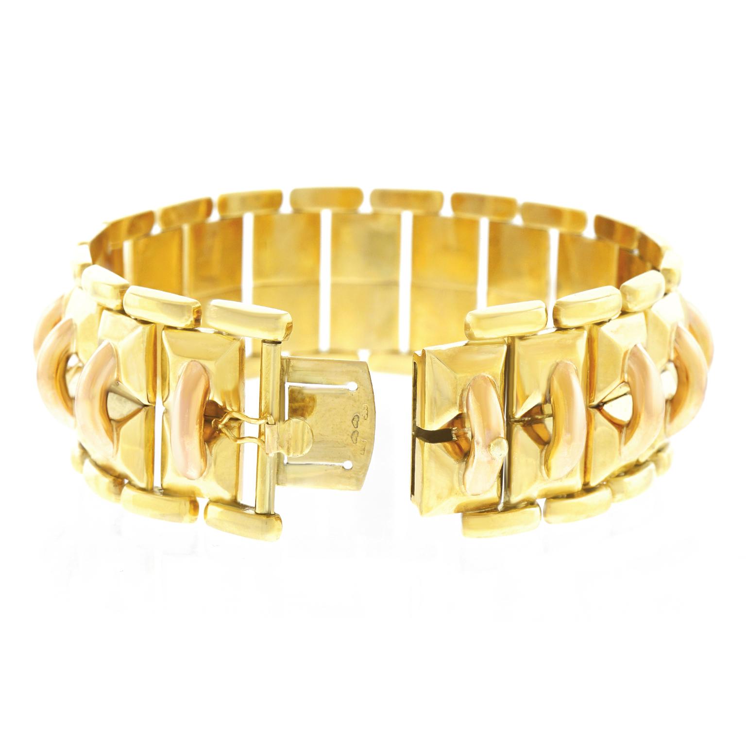 Art Deco Gold Bracelet 3
