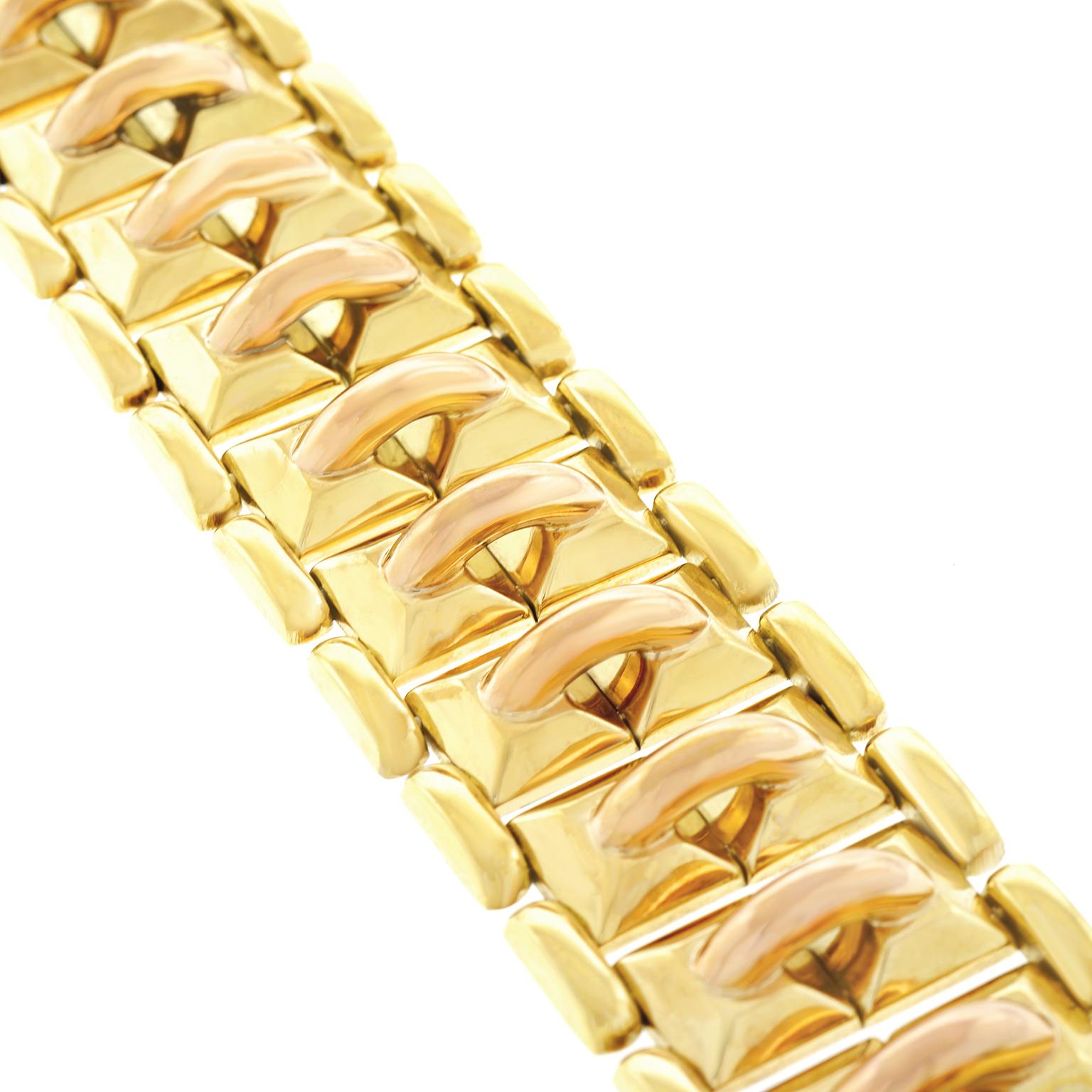 Art Deco Gold Bracelet 4