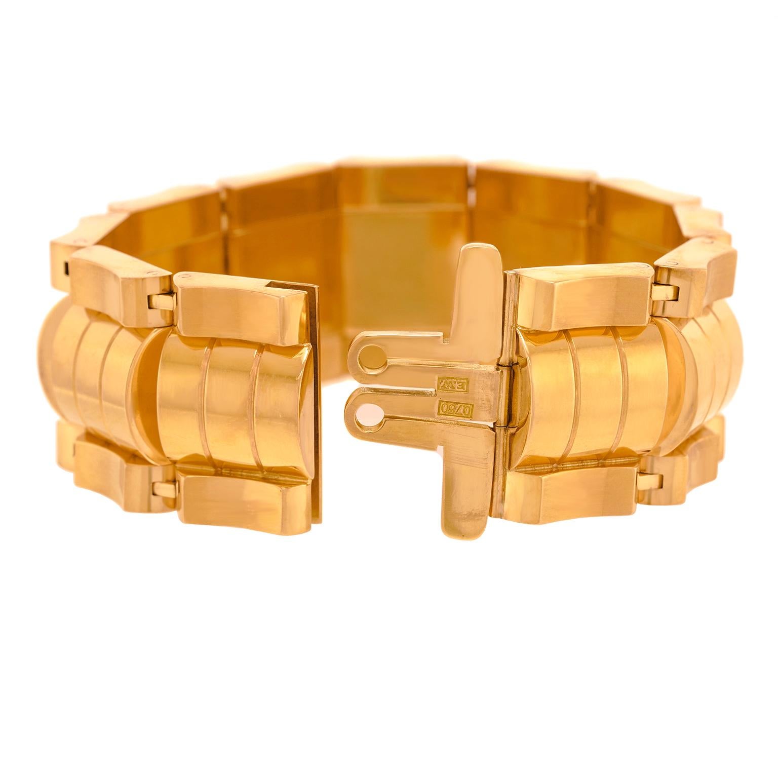 Art Deco Gold Bracelet 5