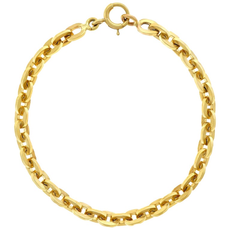 Art Deco Gold Bracelet For Sale at 1stDibs