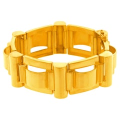 Art déco-Armband aus Gold