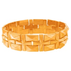 Art Deco Gold Bracelet, France