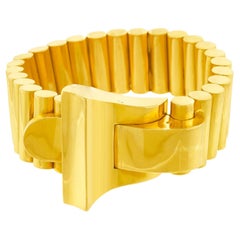 Art Deco Gold Bracelet, France