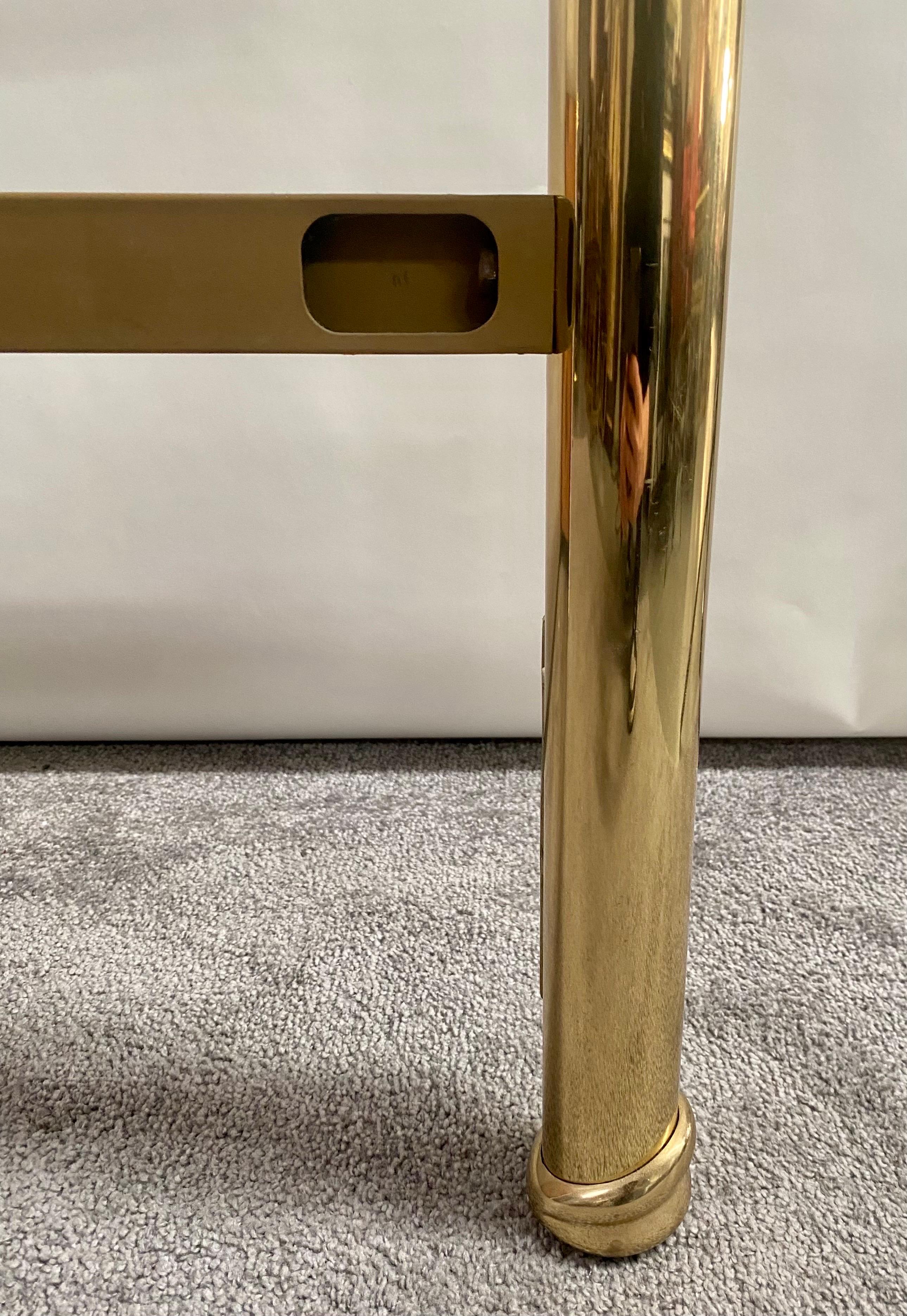 Art Deco Gold Brass Bed Queen Headboard 6