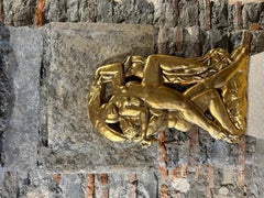 Art deco gold ceramic