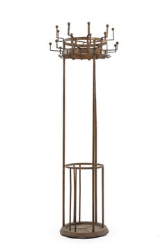 Art Deco Gold Painted Hatrack