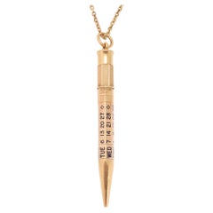 Art Deco Gold "Perpetual Calendar" Pencil