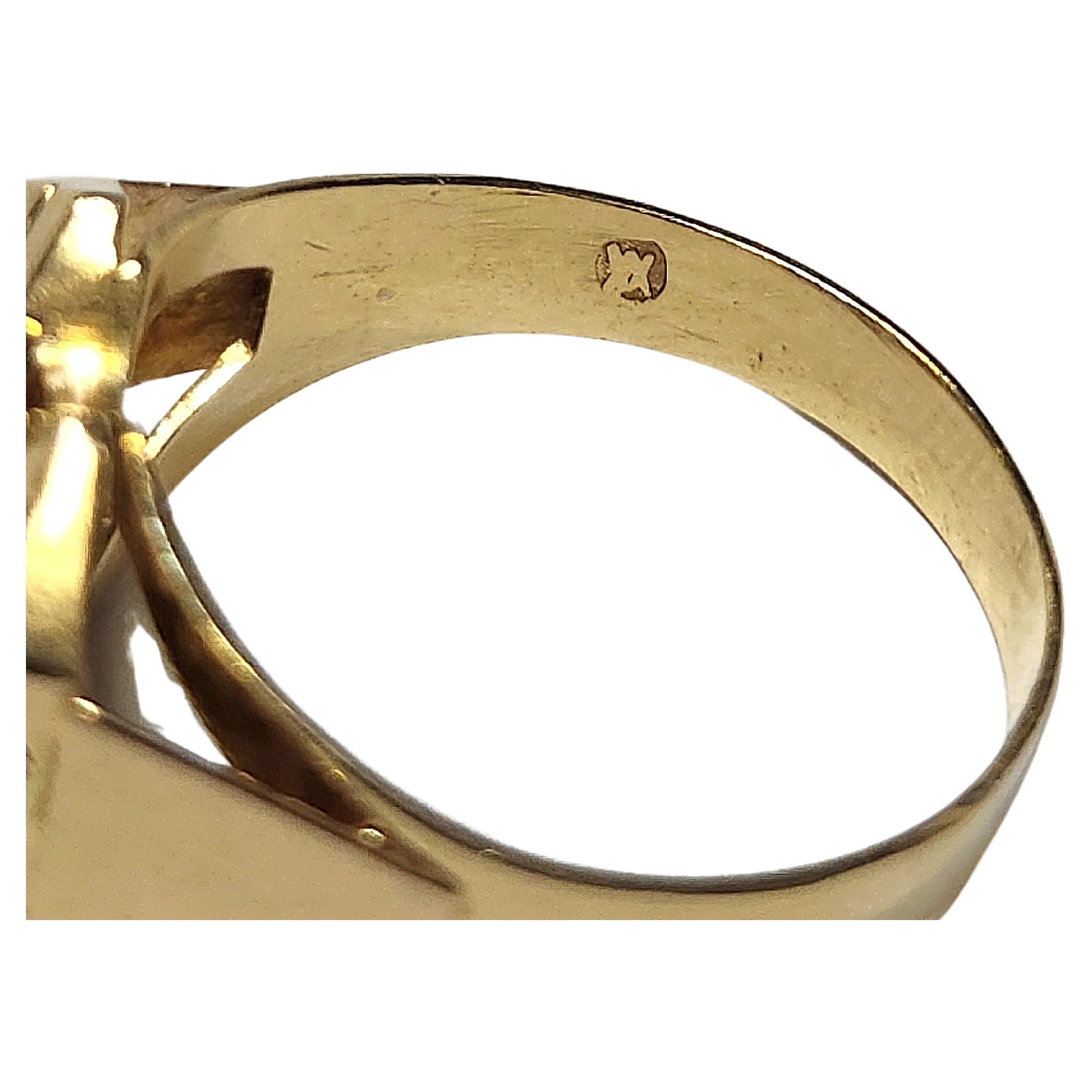 Art Deco Gold Ring For Sale 1