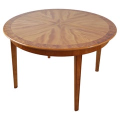 Art Deco Golden Elm Table, circa 1930