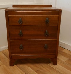Art Deco Golden Oak Chest of Drawers by Lebus