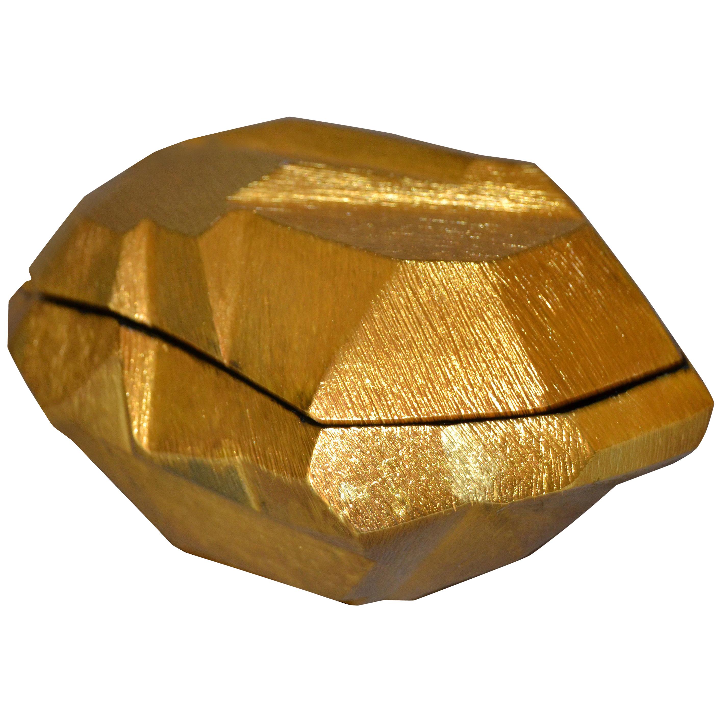 Art Deco Golden Rock Box by Michael Aram