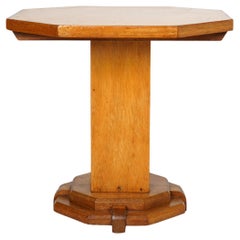 Art Deco Golden Wooden Side Table