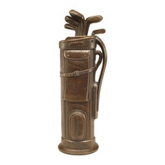 Used Art Deco Golf Bag Lighter