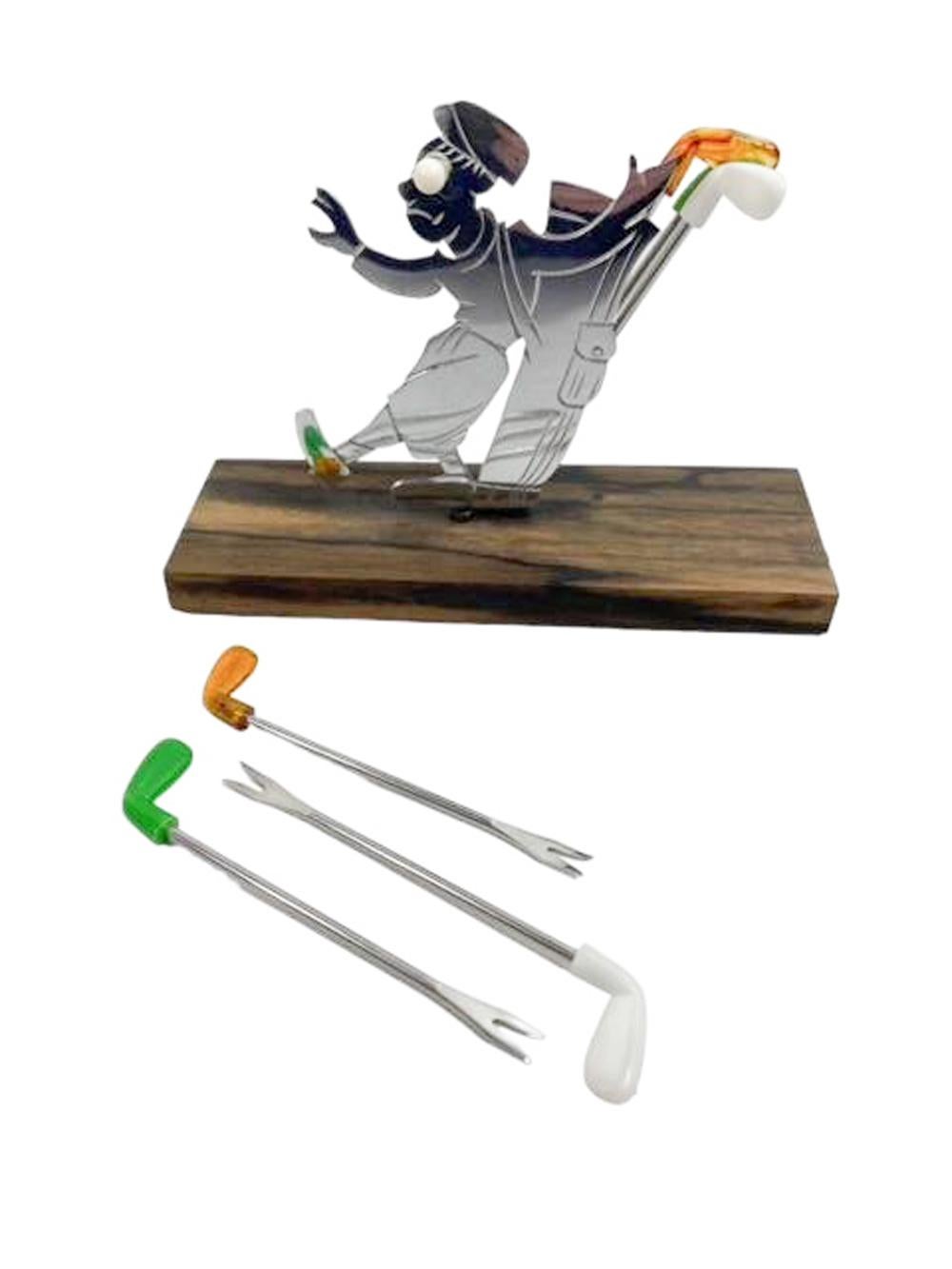 Juego de púas de cóctel Art Déco 
