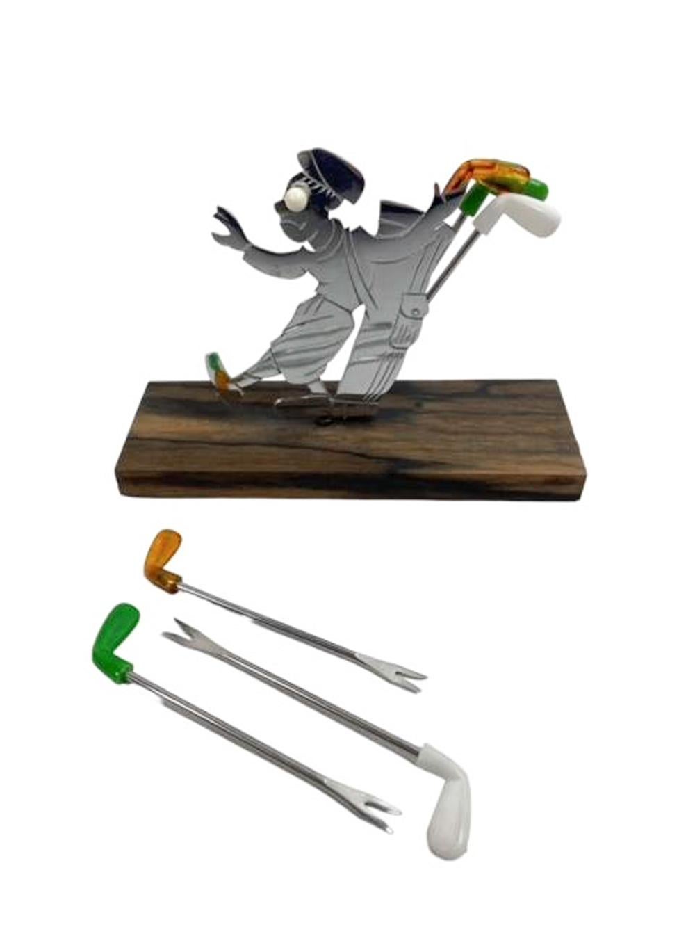 Juego de púas de cóctel Art Déco 