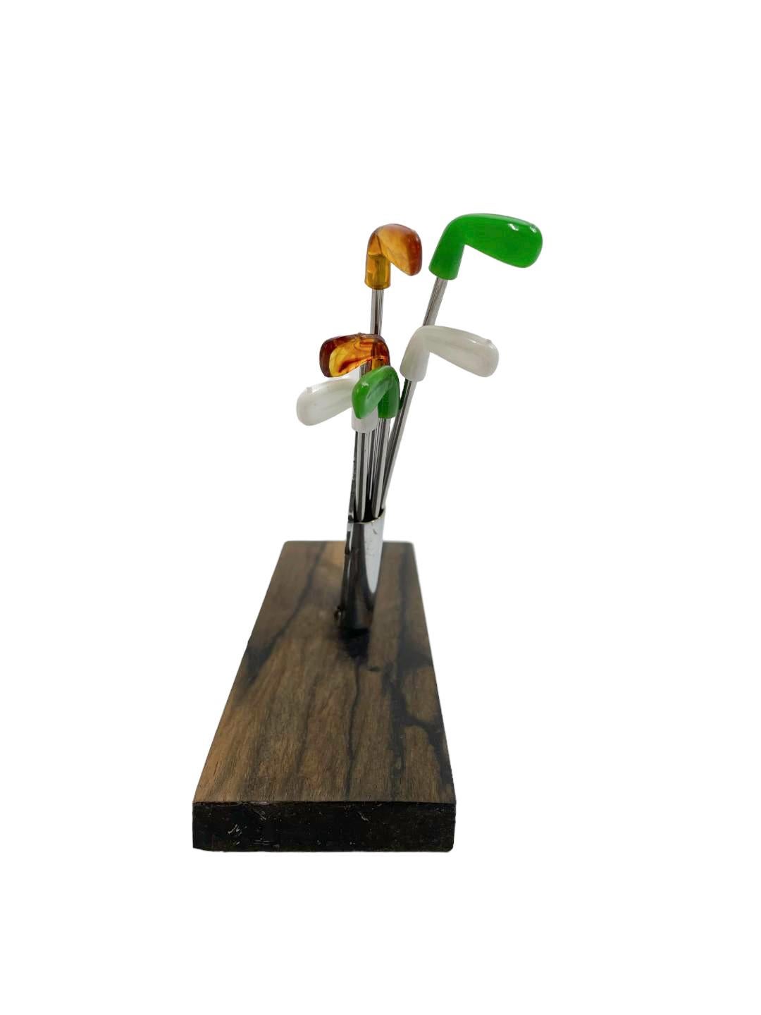 Juego de púas de cóctel Art Déco 