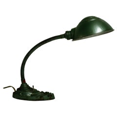 Lampe de table à col de cygne Art déco par Erpe:: années 1930:: Belgique