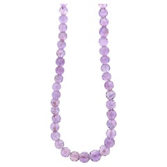 Collares de cuentas de amatista