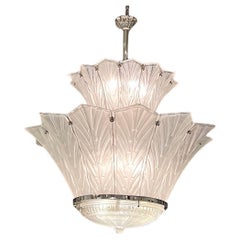 Art Deco Grand Chandelier by Sabino