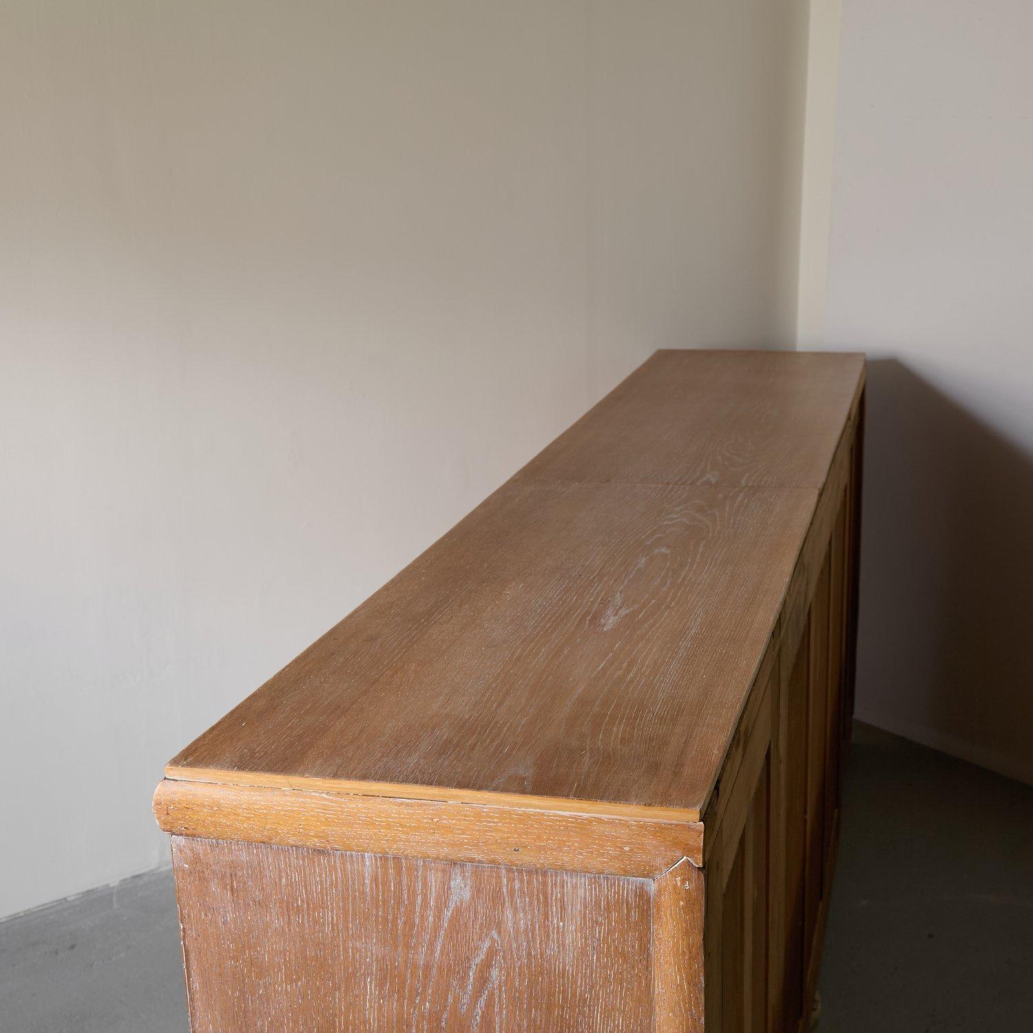 Art Deco Grand OAK Kabinett, 1940er Jahre im Angebot 5