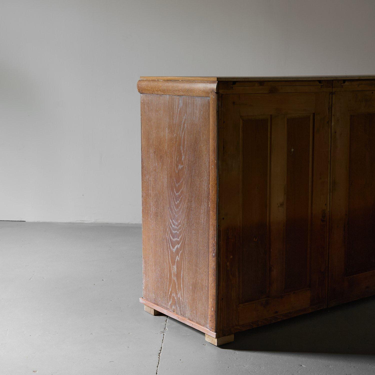 Art Deco Grand OAK Kabinett, 1940er Jahre im Angebot 6