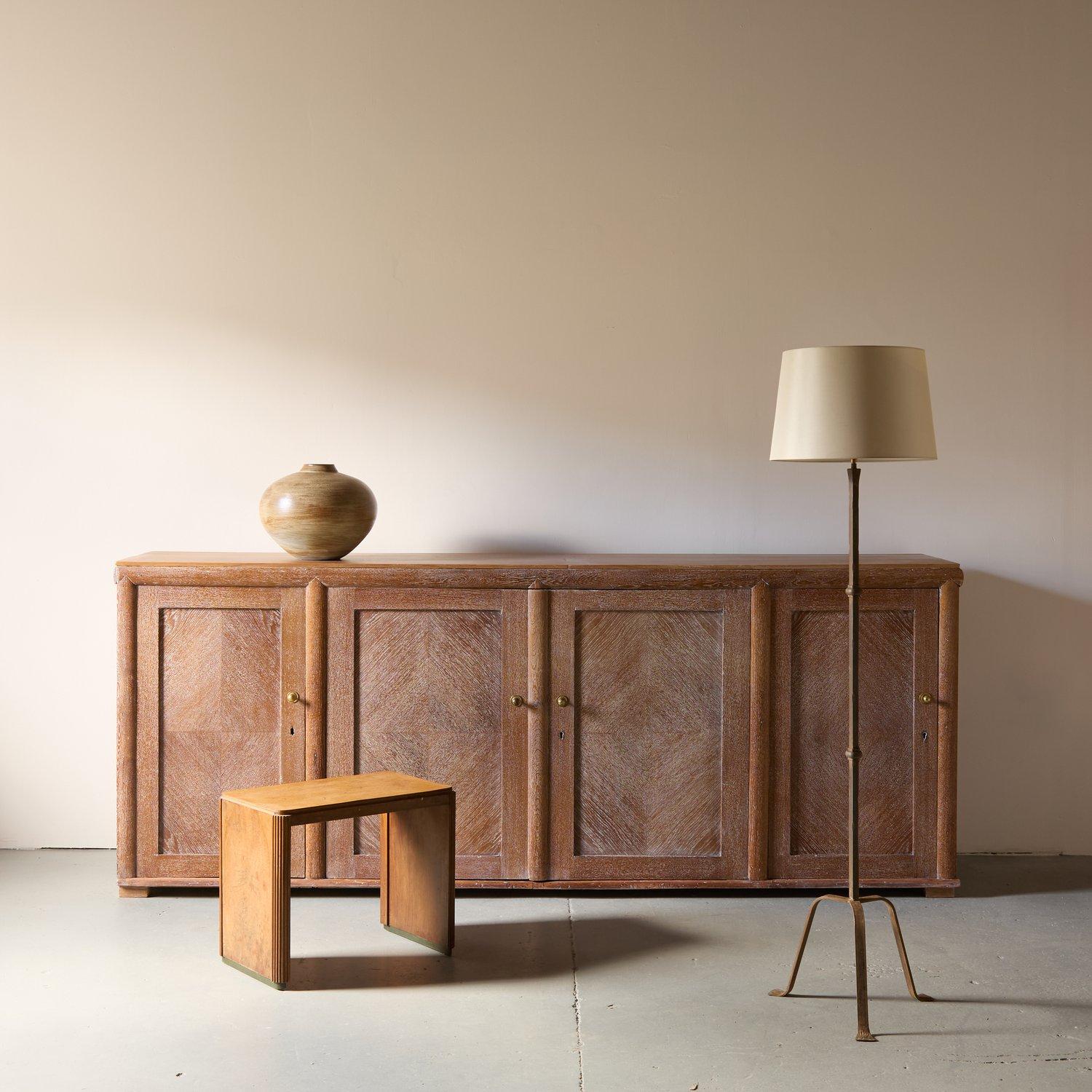 Art Deco Grand OAK Kabinett, 1940er Jahre (20. Jahrhundert) im Angebot