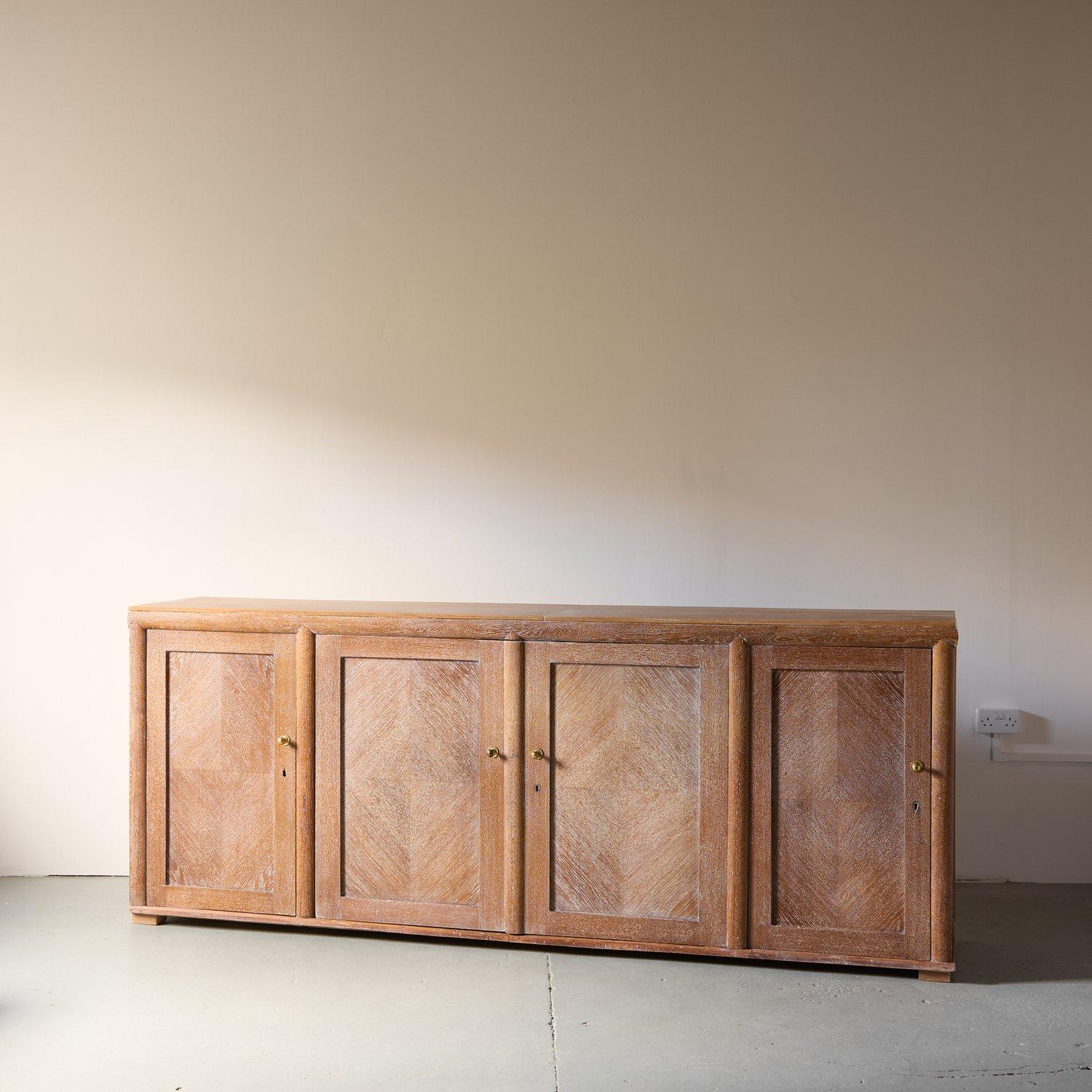 Art Deco Grand OAK Kabinett, 1940er Jahre (Eichenholz) im Angebot