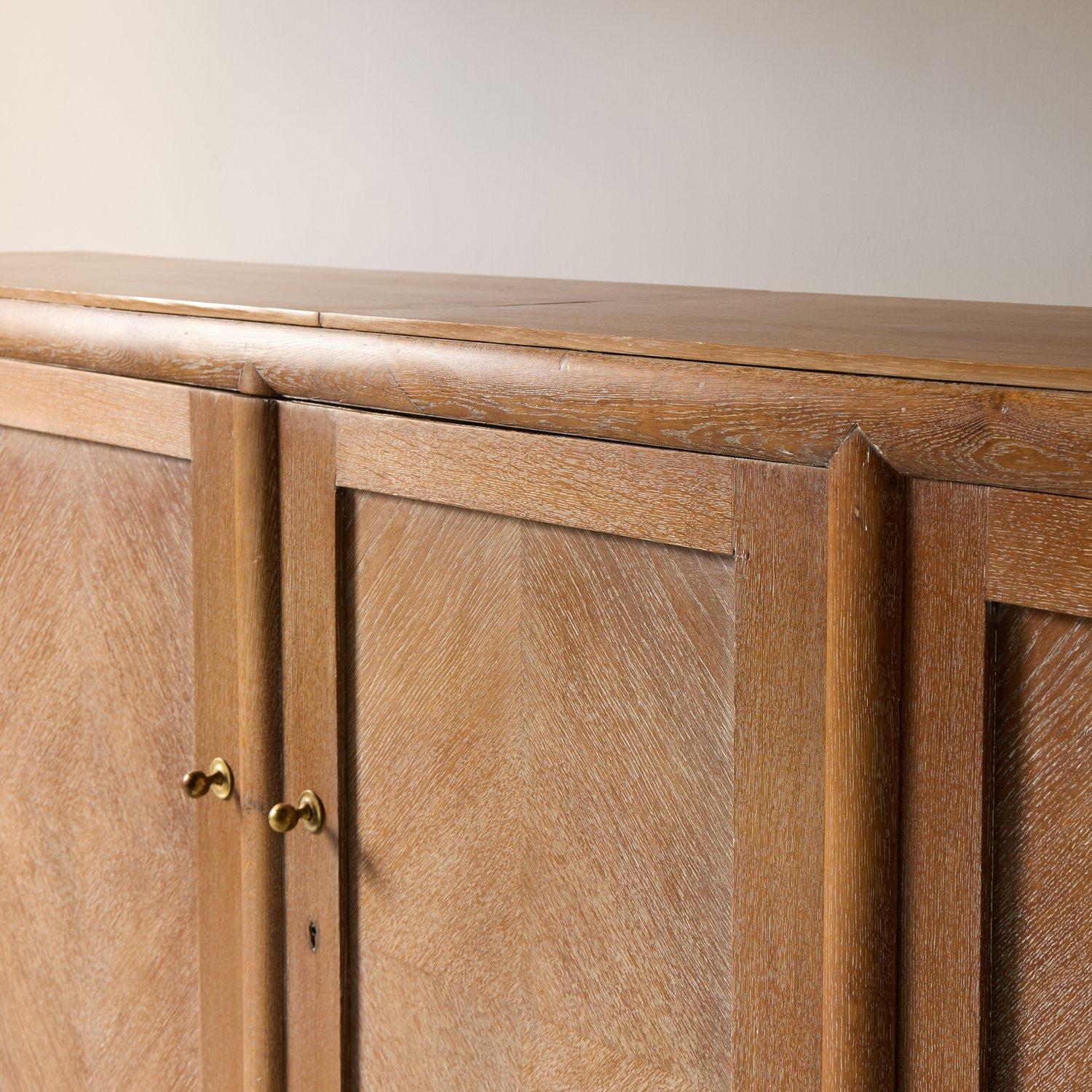 Art Deco Grand OAK Kabinett, 1940er Jahre im Angebot 2
