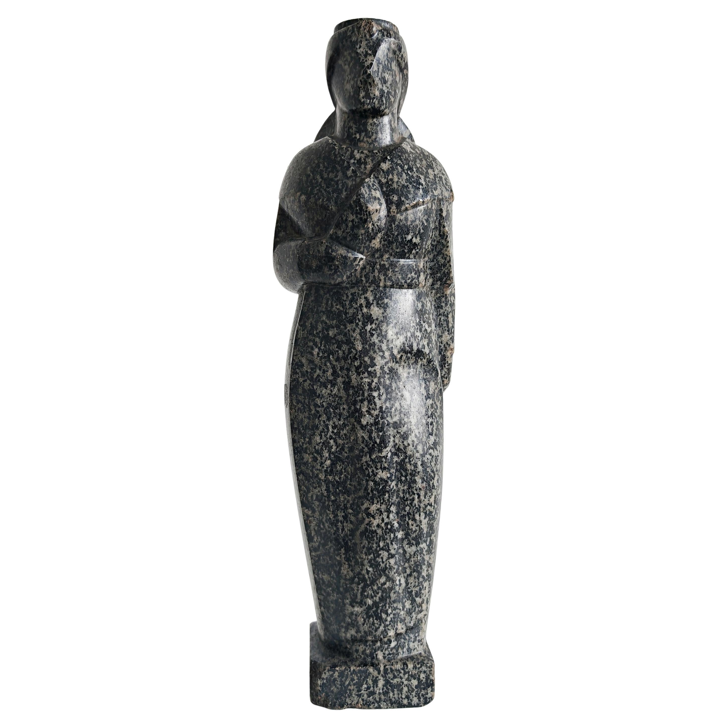 Art-Deco-Granitstatue von Ivan Mestrovic, Lösungsvorschlag für ein Denkmal im Angebot