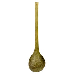Vase en verre vert Artful Green d'André Delatte