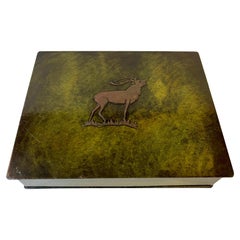 Metal Cigar Boxes and Humidors