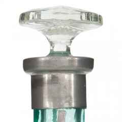 Flacon de parfum en verre teinté vert et étain The Artful Green & Greene Greene