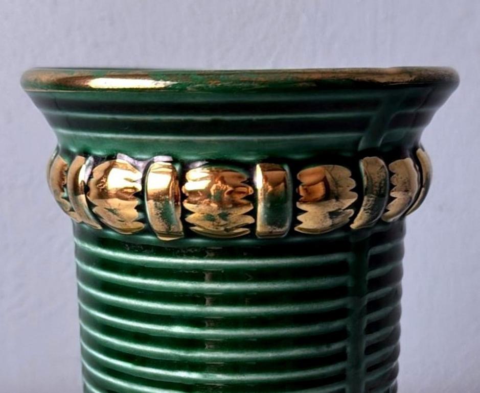 Vaso Greene & Greene, Ceramica Barbotine, Poët-Laval (Francia) In condizioni buone in vendita a Prato, Tuscany