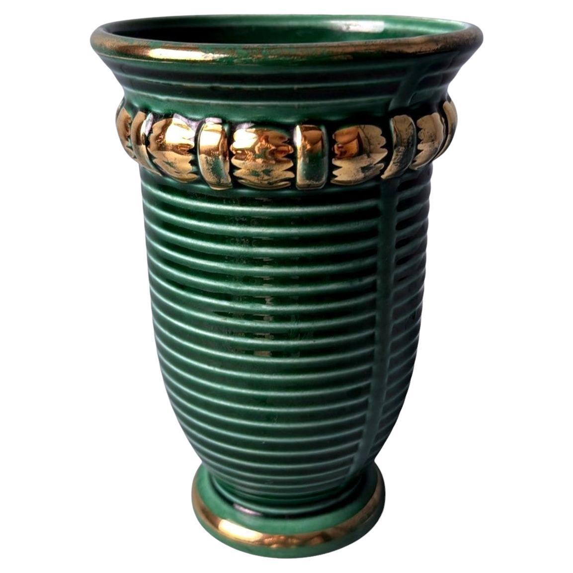 Vaso Greene & Greene, Ceramica Barbotine, Poët-Laval (Francia)
