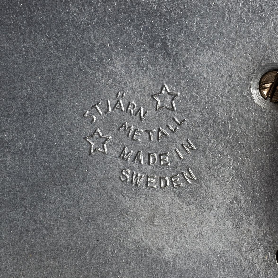 Lampada da tavolo Art Deco Greyhound di Stjärnmetall, metallo e ottone, Svezia, anni '30 in vendita 2